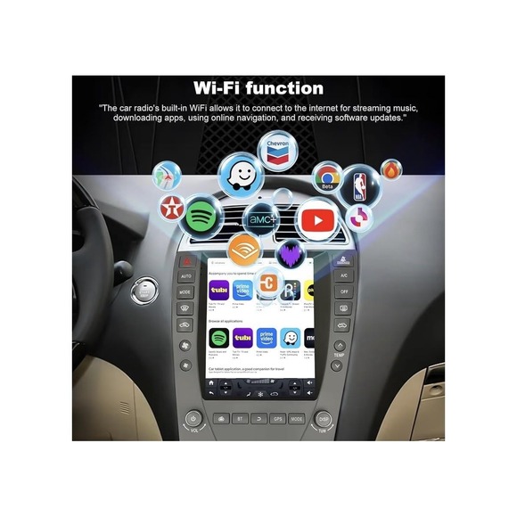 9.7" Android Car Stereo For Lexus ES240 ES300 ES350 4G+64G GPS CarPlay Auto - Picture 7 of 14